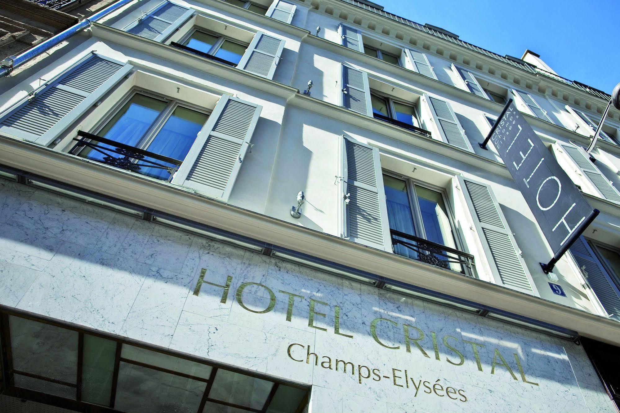 Hotel Cristal Champs Elysees Paris Exteriör bild